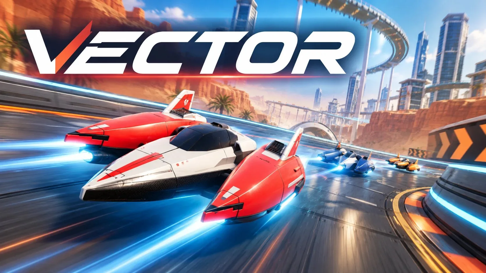 VECTOR: Anti-Gravity Racing key art