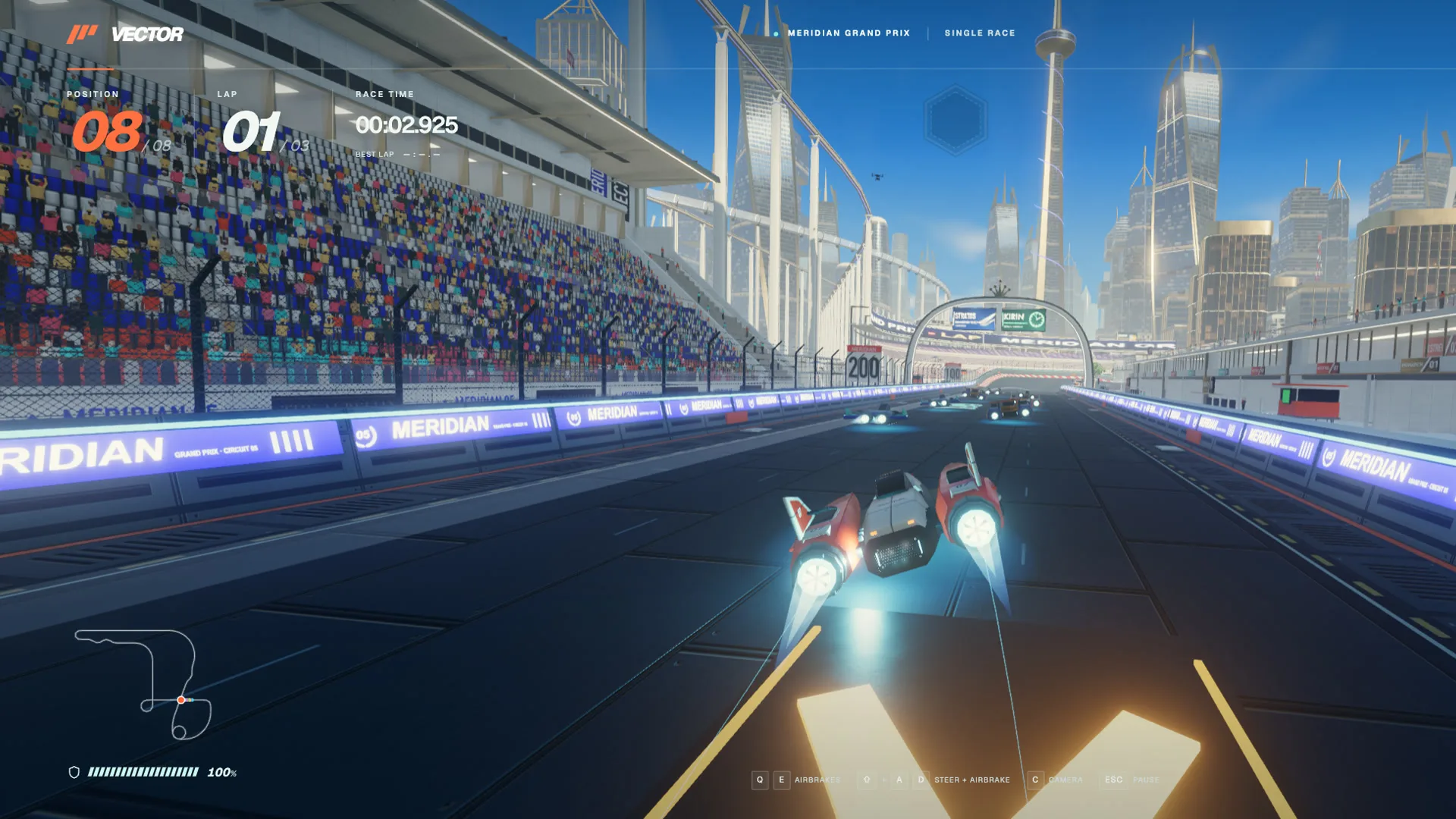 VECTOR: Anti-Gravity Racing screenshot 1