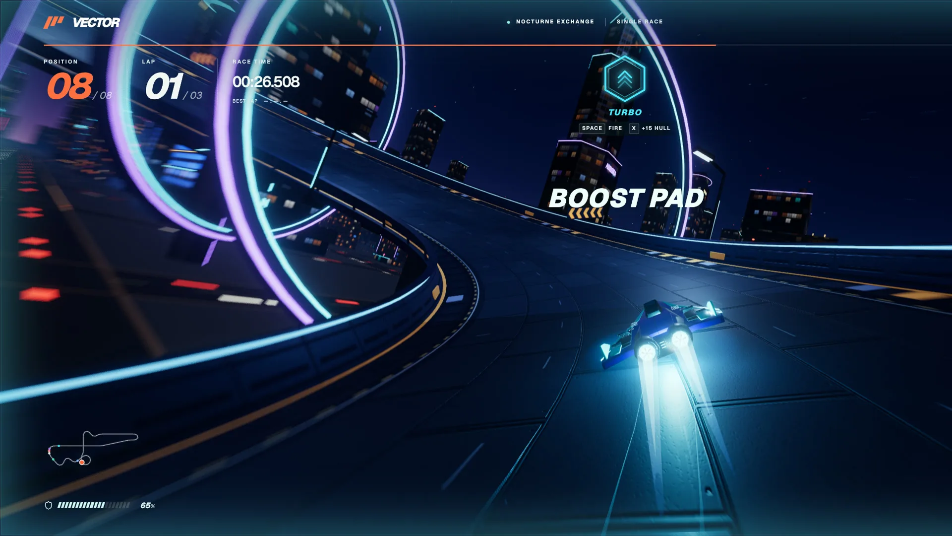 VECTOR: Anti-Gravity Racing screenshot 2